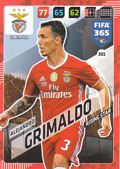 Alejandro Grimaldo SL Benfica 2018 FIFA 365 Rising Star #305
